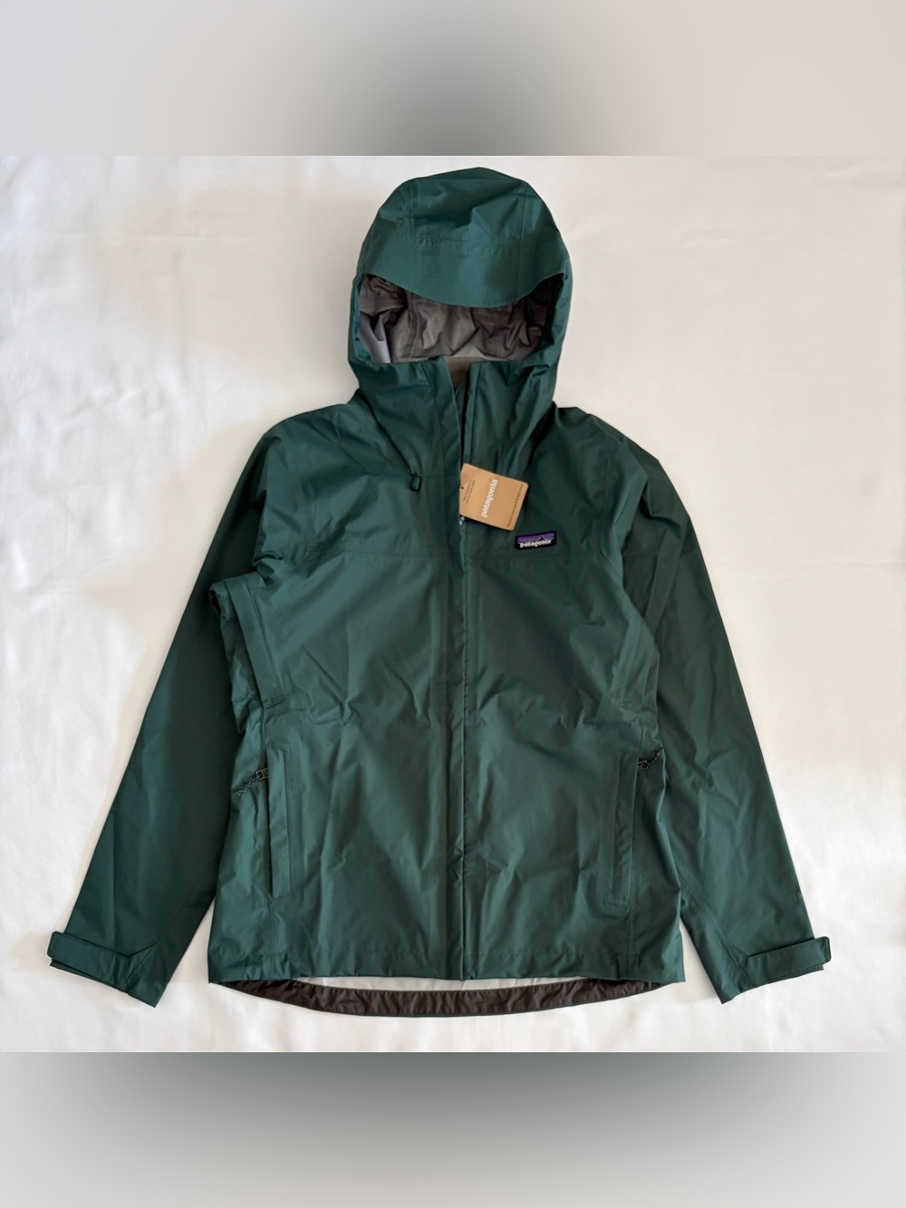 Patagonia Torrentshell 3L Rain Jacket Women's Size M Cascade Green - Picture 10 of 10